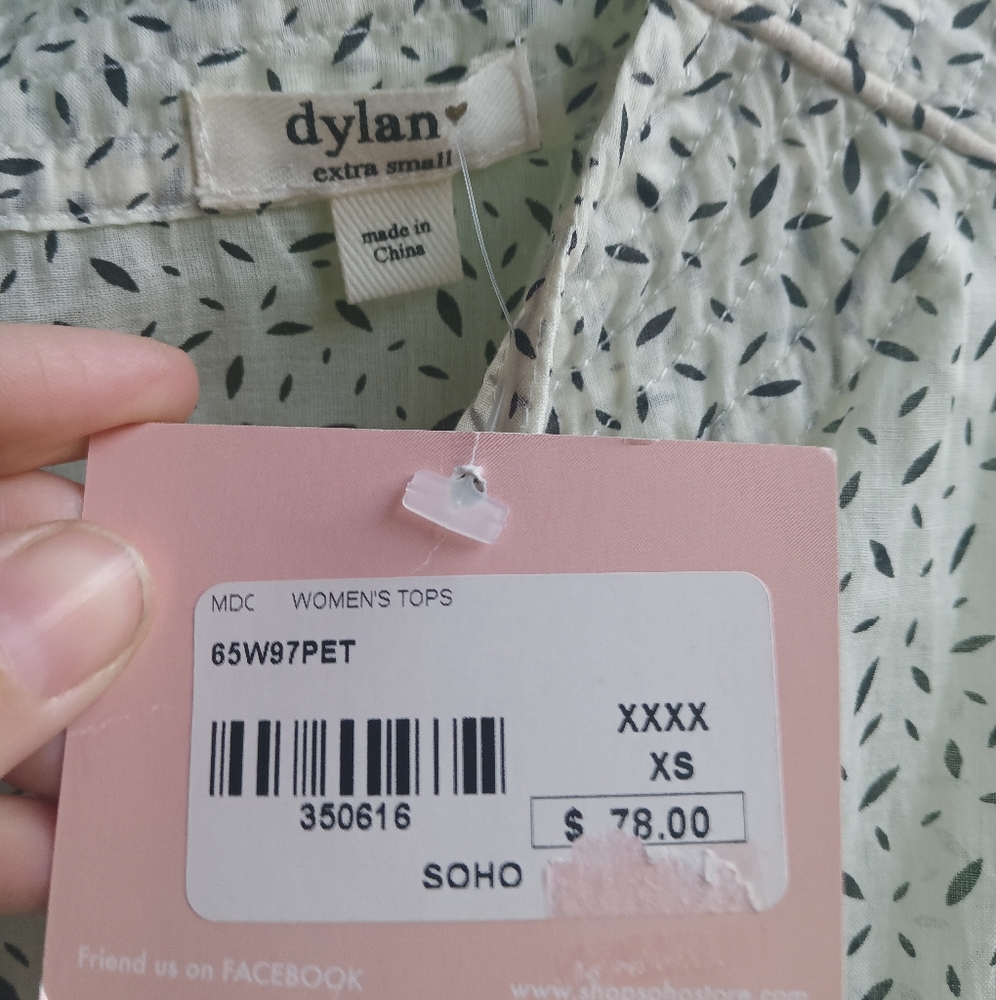Dylan Sleeveless Tie-Front Printed Top - Picture 7 of 14